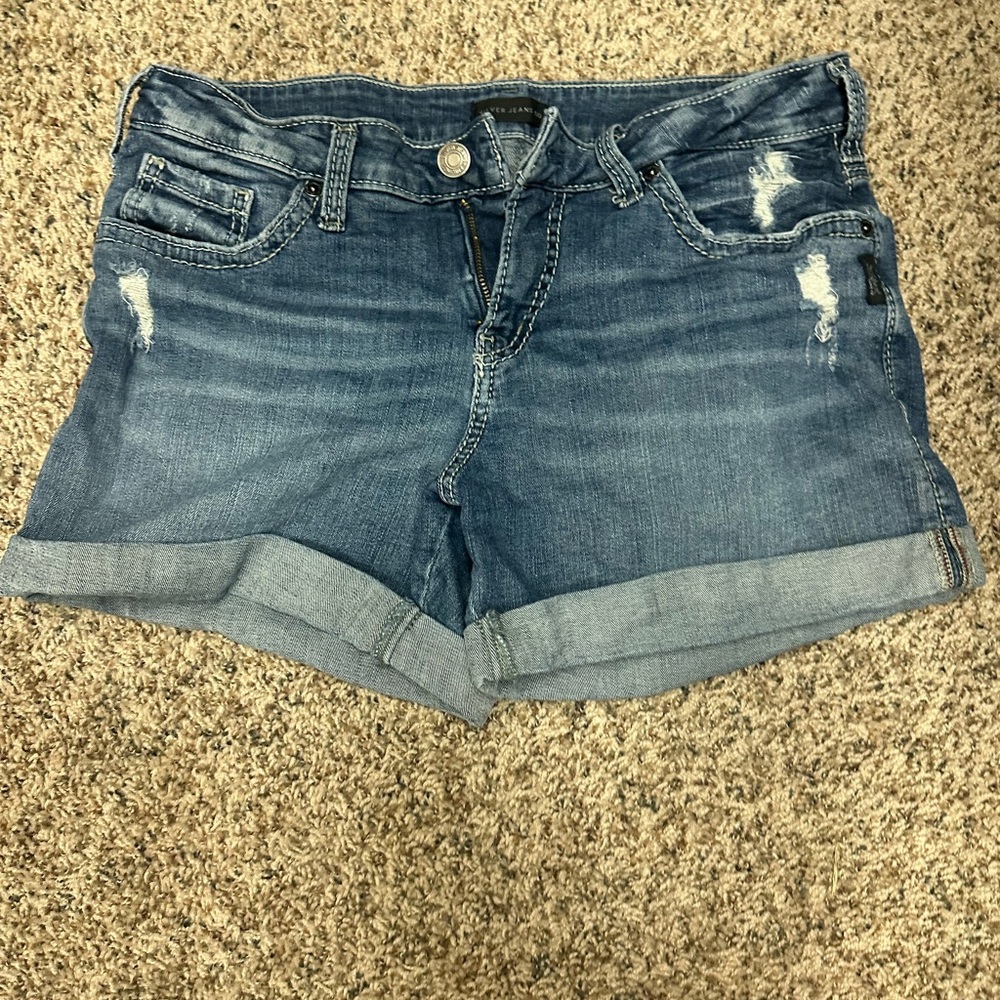 Denim shorts